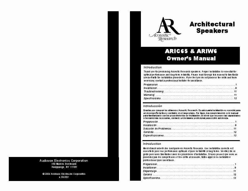 Audiovox Portable Speaker ARIC65-page_pdf